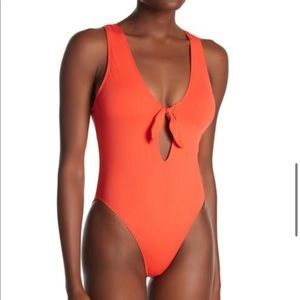 New without the tags The bikini lab one piece red bathing suit
